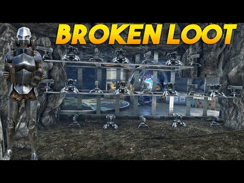 DUO Raiding A Cheaters CAVE For BROKEN Loot - ARK