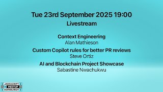 Let's talk about AI - EdinburghJS - September 2025