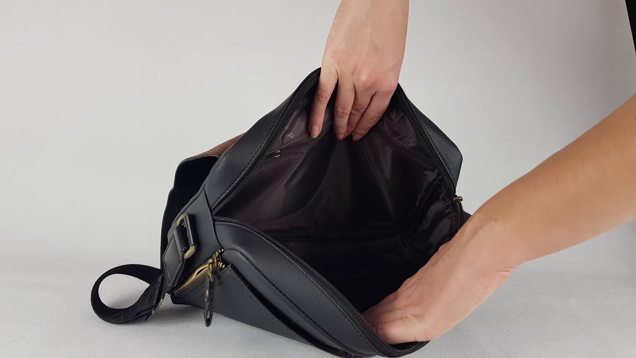 Torba męska na ramie czarna