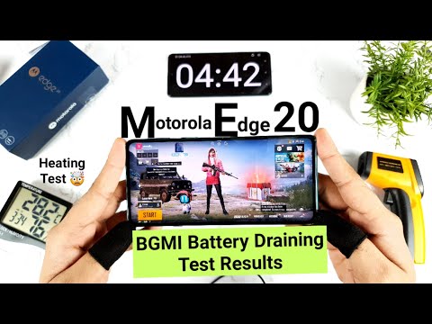 Motorola Edge 20 BGMI Battery drain Test 🤯 | Heating Test 🤯 Not for Gamers 😐