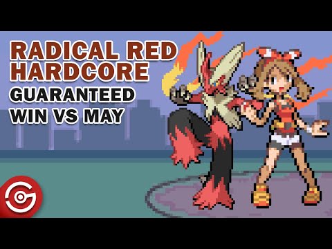 Pokemon Radical Red 3.1 Hardcore Mode - How to Easily Beat May