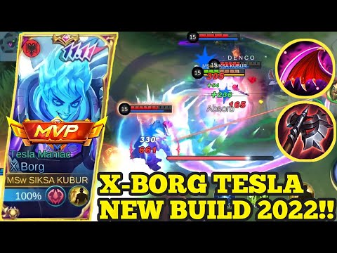 X-BORG TESLA NEW BUILD 2022‼️DARAH TEBAL SUSAH MATI |BEST BUILD X-BORG 2022|BUILD DAMAGE X-BORG 2022