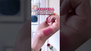 Peripera Ink Airy Velvet 21 Fluffy Peach⏐Swatch & Try-On