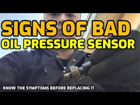 Symptoms of a Bad and Failing Oil Pressure Sensor Switch | Oil Pressure Gauge at 0 20 80 | Light On