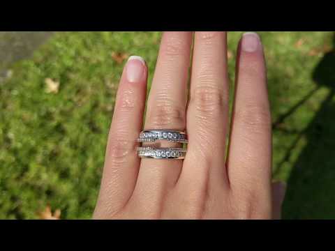 1.01 Ct. Combination Cathedral and Classic Ring Guard - TwoBirch - TB-GUARD-0077-L