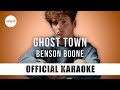 Benson Boone - GHOST TOWN (Official Karaoke Instrumental) | SongJam