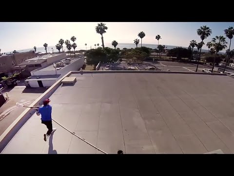 Paul Rabil Rooftop Lacrosse Can Smash | GoPro Hero4