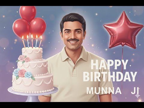 🎉 Happy Birthday Munna Ji 🎂 | Special Birthday Song With Name | Heart Touching Wishes 🎵