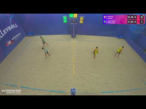 21:00 O. Klishch / S. Borets - I. Laponohov / M. Motuznyi 04.11.2022 | Winners Beach Volleyball