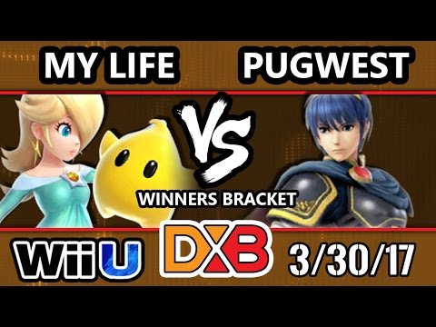 DXB 2017 SSB4 - My Life (Rosalina) Vs. Pugwest (Marth, Lucina) Smash 4 Tournament -Smash Wii U