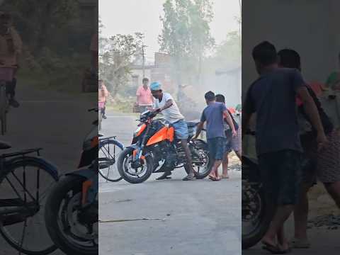 OLD Man ka Auraaaa Dekhoo😱🔥 #ktm #attitude #aura #ktmrc390 #duke #duke390
