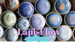 New Amaco Glaze! Lapis Flow Review and Combos