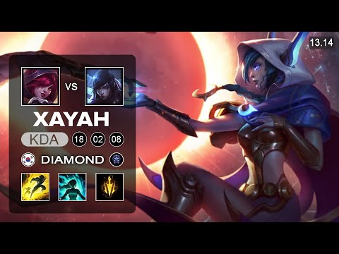 Xayah vs Aphelios ADC - KR Diamond - Patch 13.14 Season 13