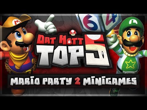 Dat Hott Top 5 w/ @PKSparkxx - Mario Party 2 Minigames