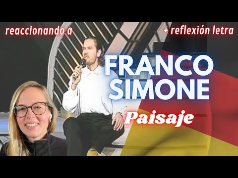 🇩🇪 Alemana reacciona a Franco Simone - Paisaje  🇮🇹