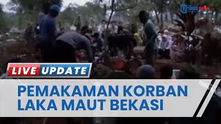Isak Tangis Warnai Pemakaman Korban Kecelakaan Maut di Bekasi, Korban hendak Jemput Anaknya