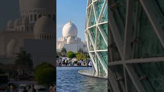 Revealing the Grand Mosque of Abu Dhabi, UAE. #walkingtour #abudhabi #grandmosqueabudhabi