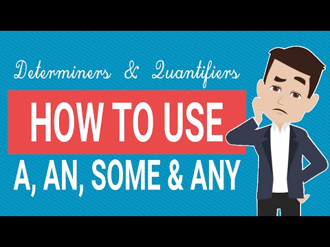 How to Use A AN SOME ANY | B1 English Grammar