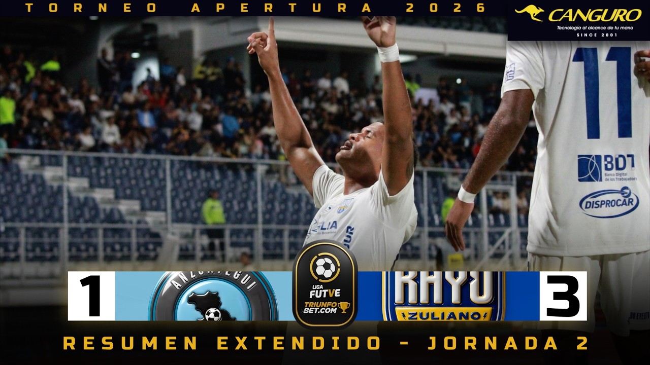 Anzoátegui vs Rayo Zuliano Highlights