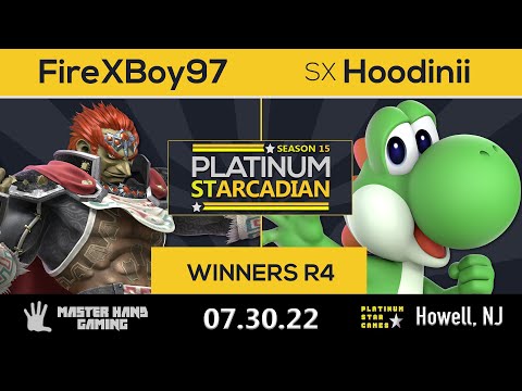 Platinum Starcadian S15 - FireXBoy97 (Ganon) Vs. SX | Hoodinii (Yoshi) - WR4