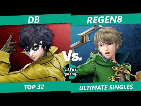 NO CAPS 9/27/19 - dB (Joker) vs Regen8 (Pacman, Robin Smash) Ultimate Top 32