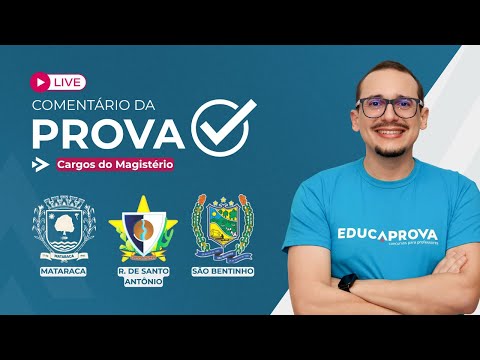 Comentários sobre a Prova - Mataraca, São Bentinho e Riacho de Santo Antônio (Banca: CPCON)