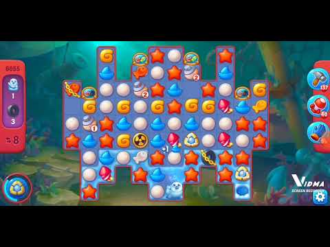 Fishdom. 6055 hard level no boosters and diamonds