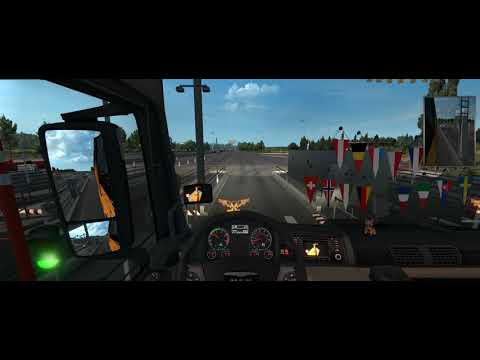 Promilowe granie 🎮 ✅ETS2 - Multi Player Man Euro 6 By SCS 1.34 Trasy firmowe