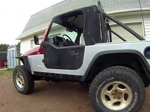 Jeep YJ half doors on a Jeep TJ