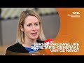 Estse premier Kaja Kallas concurrent voor Mark Rutte bij opvolging NAVO-topman Stoltenberg