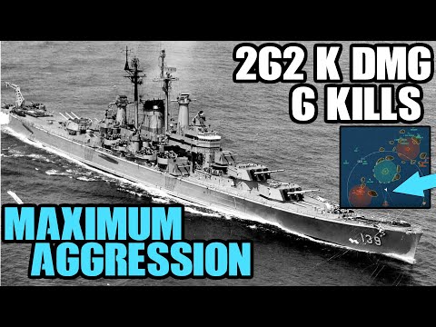 Salem middle rush and 6 kills - WOWS