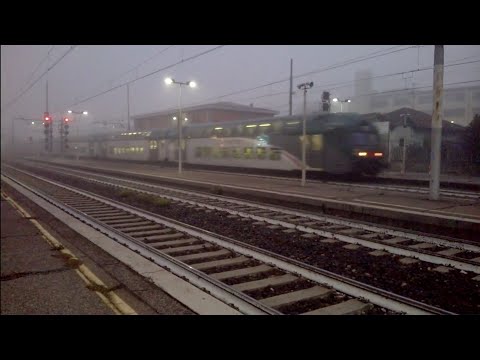 E464 395+7 2 piani Trenord - Milano Greco - 19/11/2020