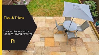Creating Repeating or Random Paving Patterns - Patio Tips & Tricks