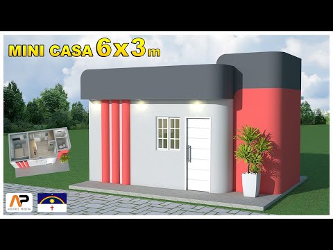 Tiny house 6x3 meters | inspiring design