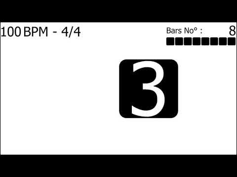 100BPM - 4/4 - Visual Metronome