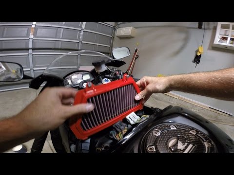 How To Install BMC Air Filter on 2007 Honda CBR600RR