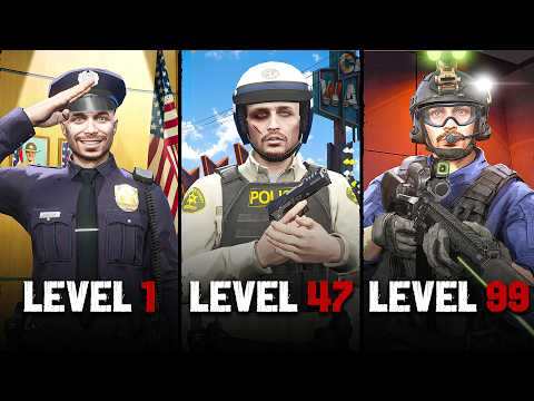 Every Mission I Level Up as a Cop in GTA 5 RP