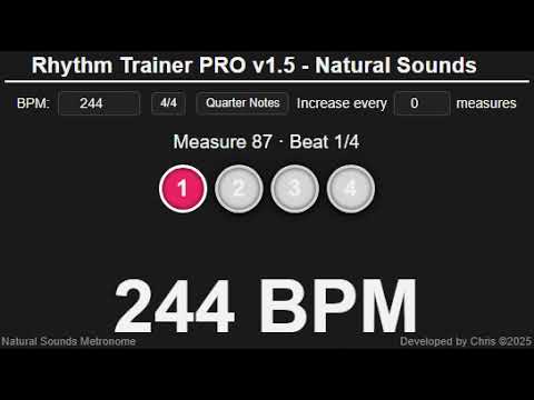 Metronome 244 BPM