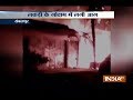 Fire break out in a wooden godown in Odisha