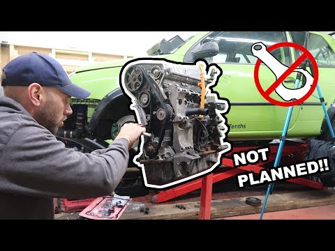 The UNPLANNED 1.8T Forged Engine Build // pt.1