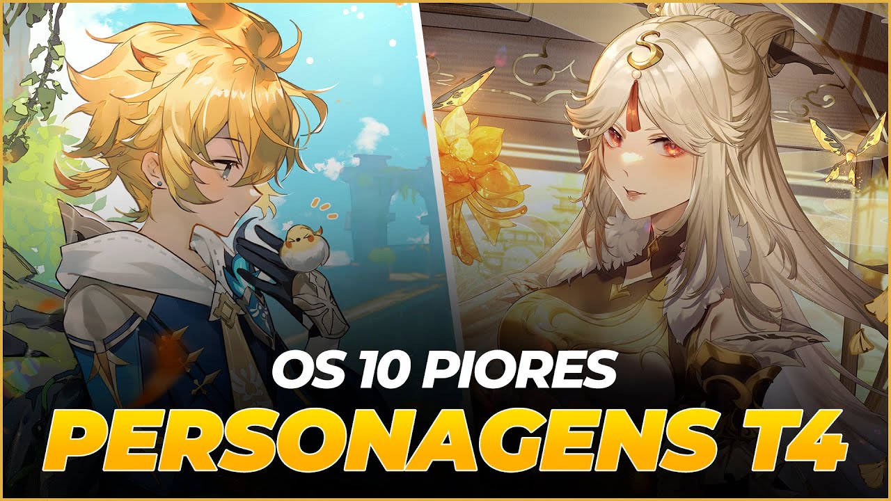 OS 10 PIORES PERSONAGENS 4 ESTRELAS EM GENSHIN 2023