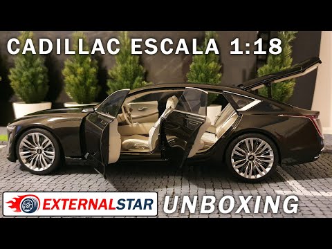 1:18 Cadillac Escala - diecast unboxing & review