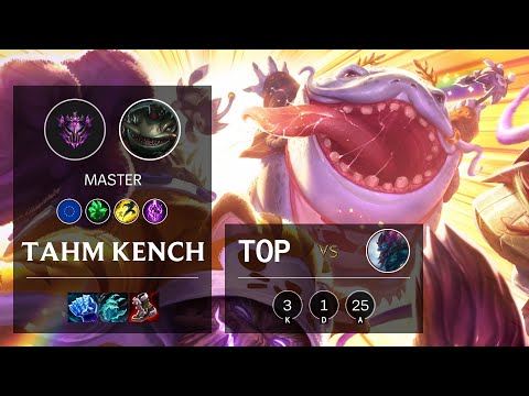 Tahm Kench Top vs Trundle - EUW Master Patch 11.13