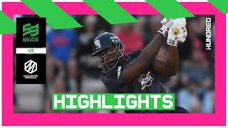 Buttler & Russell smash it! | Southern Brave vs Manchester Originals - Highlights | The Hundred 2022