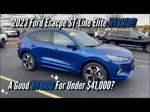 2023 ford escape ST Line Elite Hybrid! The Best Hybrid on the market for $41,000?
