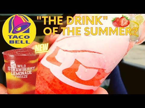 Taco Bell - Wild Strawberry Lemonade Freeze Review...