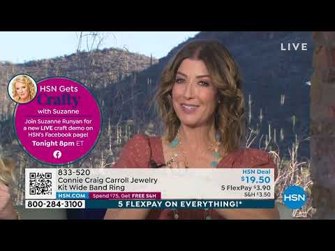 Connie Craig Carroll Jewelry Kit Wide Band Ring