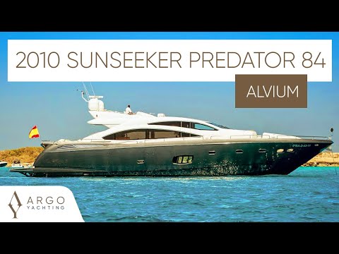 Sunseeker Predator 84 'Alvium' | Yacht Tour