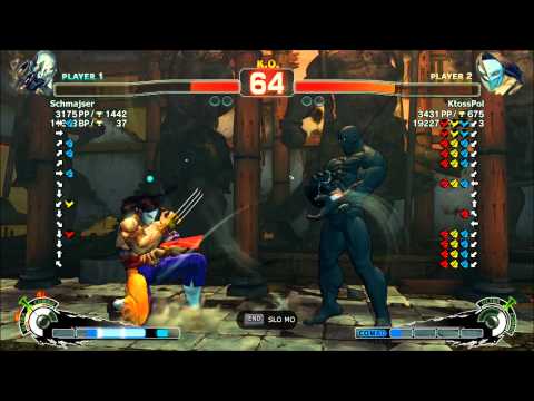 SSF4AE 2012: Schmajser (Seth) vs KtossPol (Vega) - Ranked match
