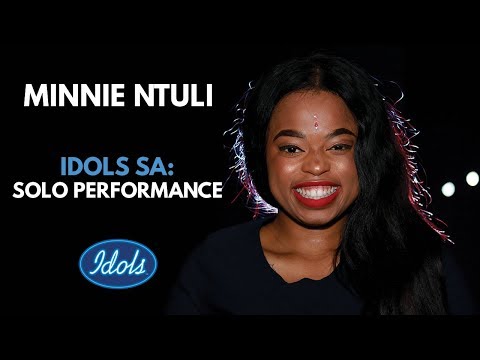 IDOLS SA Mzansi Magic  Show  Idols SA  Solo Performance Minnie